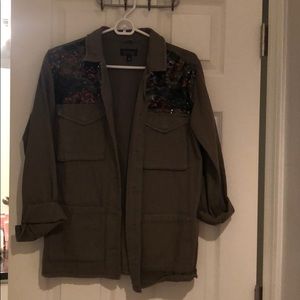 Top shop green jacket